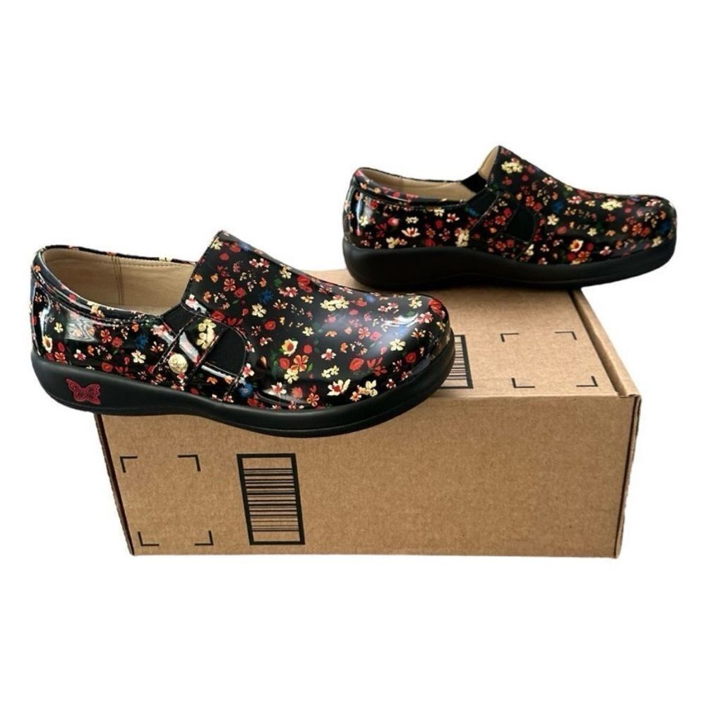 Alegria Kara PG Lite Floral Clogs Size 38 US 8–8.5 Nursing Comfort Shoes - Picture 3 of 9